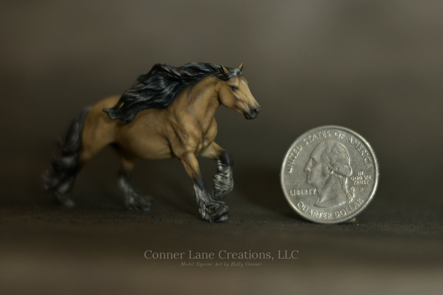 Micro Signature Series - Painted Buckskin Dagda