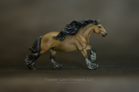 Micro Signature Series - Painted Buckskin Dagda