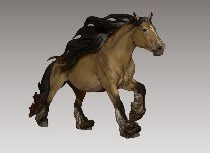 "Dagda" 1:9 Vanner Stallion LE of 50