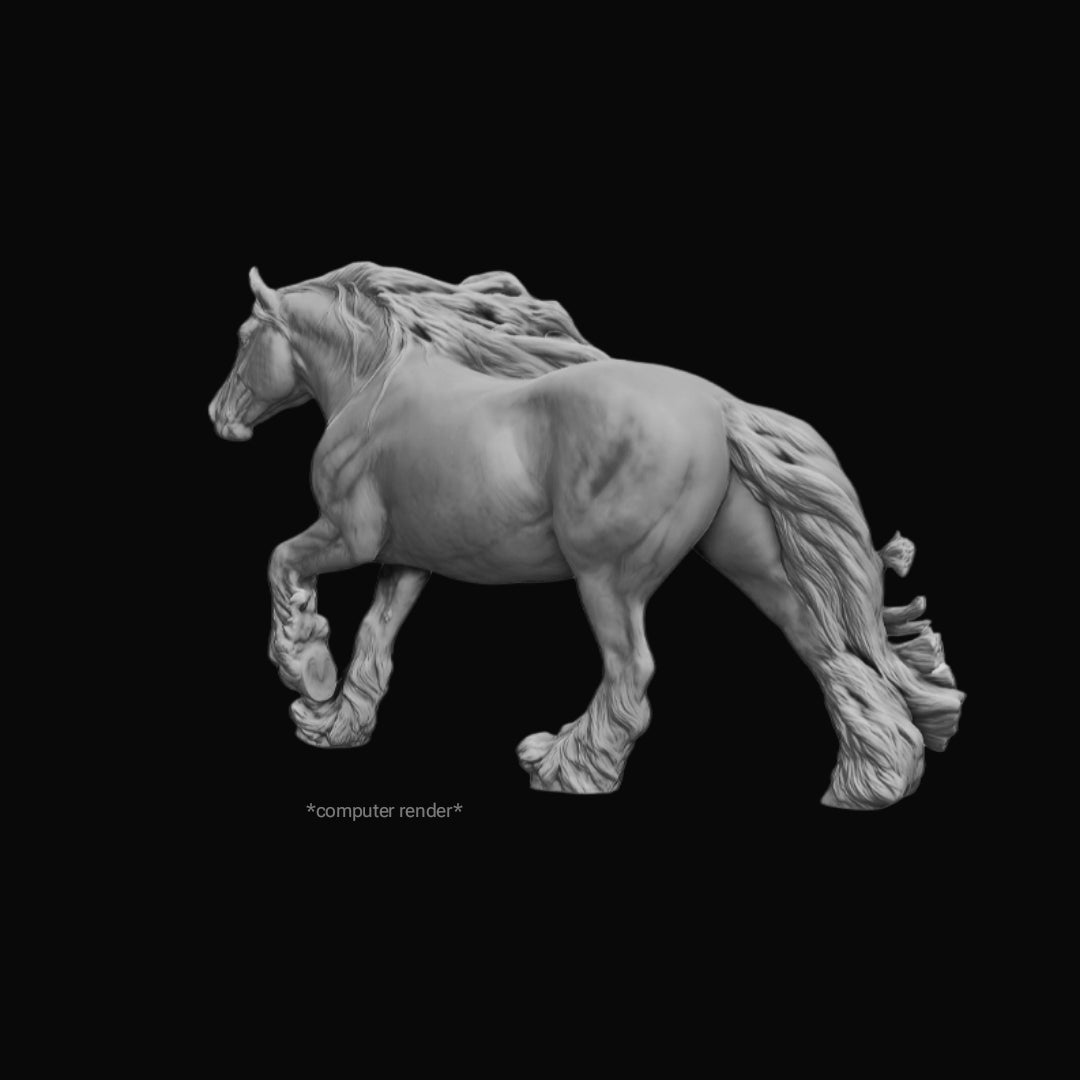 "Dagda" 1:9 Vanner Stallion LE of 50